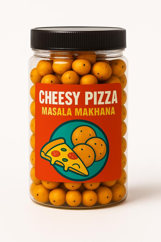 Cheesy Pizza Masala Makhana